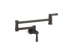 35744-2bz Kohler 195711059581 Traditional Style Wall-mount Pot Filler Faucet Kitchen