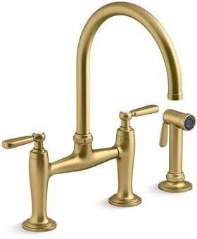 K28356-2mb Kohler 195711113412 Edalyn By Studio Mcgee 1.5 Gpm Widespread Bridge Kitchen Faucet -