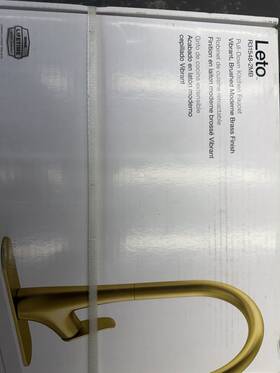 R31548-2mb Kohler 195711132956 Leto Pull Down Kitchen Faucet Moderne Brass Brand New In Box