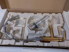 1p14402-4a-bgd-hc Kohler Purist K-14402-4a-bgd Bathroom Faucet Stylish Modern Brushed Gold