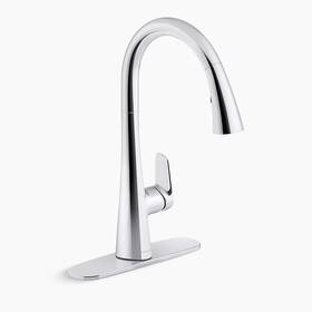 1pr31890-cp-aa Kohler Anessia Touchless Pull-down Kitchen Faucet R31890-cp Polished Chrome