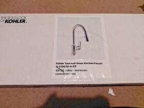 Kohler 21367m-4-cp Taut K-21367m-4-cp Pull-down Kitchen Faucet Polished Chrome