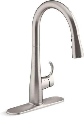 K-22036-vs Kohler 22036-vs Simplice Touchless Pull Down Kitchen Faucet Stainless