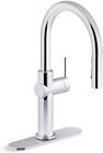22974-cp Kohler Crue 1.5 Gpm Single Hole Pull Down Kitchen Faucet Touchless