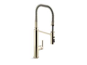 24982-af Kohler Purist Semi-pro Kitchen Vibrant French Gold