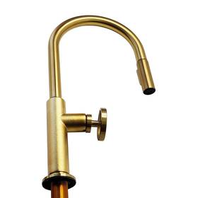 28669-9-2mb Kohler Billet Kitchen Faucet - Vibrant Brushed Moderne Brass Read