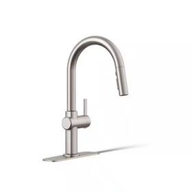 Kohler 313113867881 Clarus Touchless Single Handle Pull Down Sprayer Kitchen Faucet In Vibrant Stain