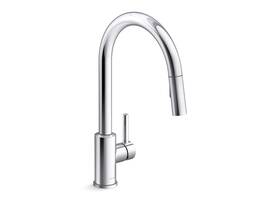 34462-cp Kohler Traverse Pull-down Kitchen Sink Faucet With Two-function Sprayhead
