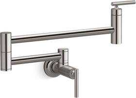 35745-2mb Kohler 35745-tt Contemporary Style Wall-mount Pot Filler Faucet