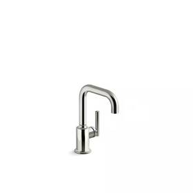 Kohler 445015576592 Purist Single-handle Beverage Faucet In Vibrant Polished Nickel