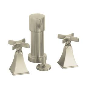 470-3s-bn Kohler Memoirs Vertical Spray 4-hole Bidet Faucet Brushed Nickel
