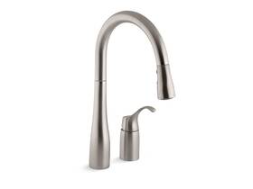 K-647-vs Kohler 650531472113 Simplice Pull-down Kitchen Faucet With Side Handle Control K