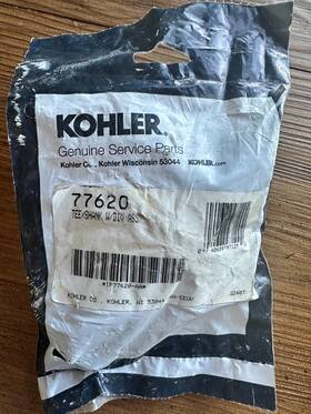 Kohler 77620/1094721 Tee Shank With Div Assembly 77620 / 1094721 New In Bag