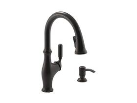 K-r11921-sd-2bz Kohler 885612416582 Worth Kitchen Sink Faucet Oil-rubbed Bronze