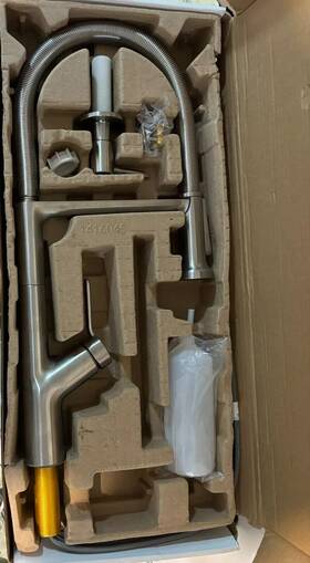 Kohler 885612846631 Setra One-handle Kitchen Sink Faucet With Soap Dispenser In Stainless Steel