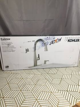 R30573-sd-vs Kohler 885612875235 Easmor Kitchen Faucet One-handle Pull Down Sprayer Stainless