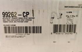 99262-cp Kohler Artifacts Kitchen Faucet - Polished Chrome Free Shipping