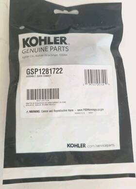 Kohler Gsp1281722 Assembly Quick Connect