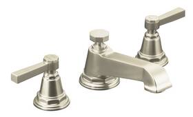 Kohler K-13132-4a-bn Pinstripe Widespread Bathroom Sink Faucet Brushed Nickel
