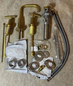 K-14406-4-2mb Kohler Read - Purist Bathroom Sink Faucet Brush Moderne Brass