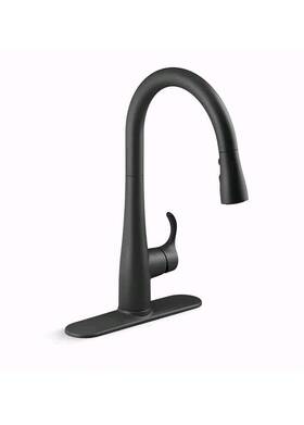 K-22036-bl Kohler Simplce Touchless Pull-down Kitchen Sink Faucet With Spray Matte Black