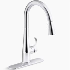 K-22036-cp Kohler Simplice Touchless Pull-down Kitchen Sink Faucet With Sprayhead