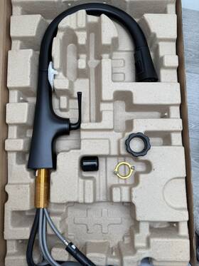K-22062-bl Kohler Graze Pull Down Kitchen Faucet Matte Black Used