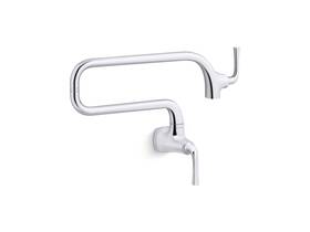 K-22066-cp Kohler Graze Kitchen Sink Wall Mount Pot Filler In Polished Chrome