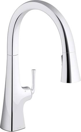 K-22068-wb-vs Kohler 22068-wb-vs Graze Touchless Pull-down Kitchen Faucet