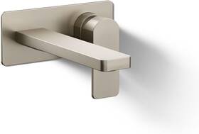 K-22567-4-bn Kohler Parallel Wall Mounted Bathroom Sink Faucet Brushed Nickel