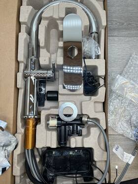K-22974-cp Kohler 22974-cp Kitchen Faucet In Polished Chrome For Parts Only Read