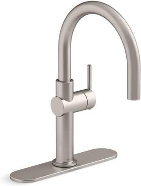 K-22975-vs Kohler Crue Single-handle Bar Faucet - Vibrant Stainless Steel