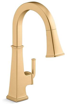 K-23830-2mb Kohler 23830-2mb Riff Single-handle Sink Faucet Pull-down Sprayer - Brass New