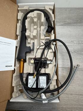 K-23832-bl Kohler Riff Touchless Pull Down Kitchen Faucet Matte Black Used