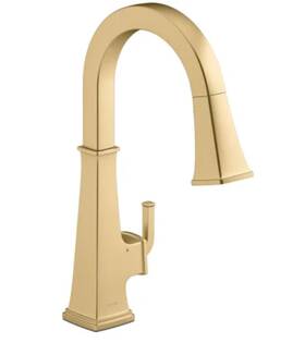 K-23832-wb-2mb Kohler Riff Smart Touchless Pulldown Kitchen Faucet Moderne Brass