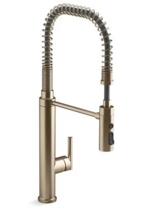 K-24982-bv Kohler Purist Pre-rinse Pro Spray Kitchen Faucet Vibrant Bronze New