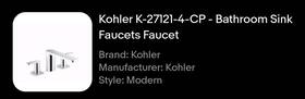 K-27121-4-cp Kohler - Bathroom Sink Faucets Faucet