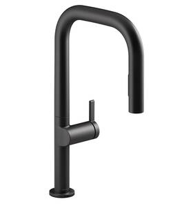 K-28269-bl Kohler Components Pull Down Kitchen Faucet Matte Black