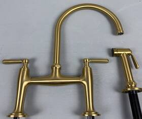 K-28356-2mb Kohler Edalyn By Studio Mcgee Bridge Kitchen Faucet With Side Spray