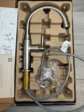 K-28357-vs Kohler Edalyn Studio Bar Prep Kitchen Sink Faucet Stainless Scratches