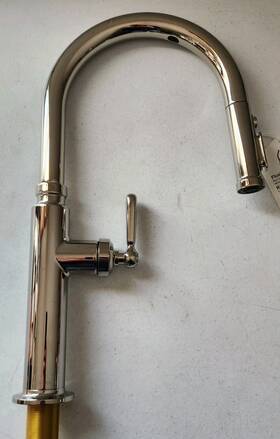 Kohler K-28358-rt2-sn Edalyn By Studio Mcgee Touchless Kitchen Faucet