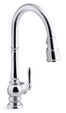 K-29709-cp Kohler Deck Mount Pull-down Kitchen Sink Faucet Polished Chrome
