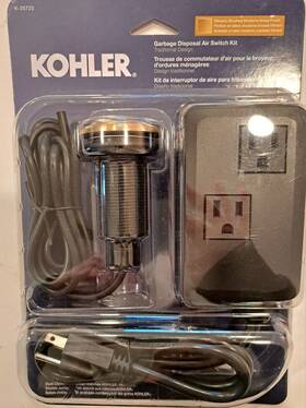 K-35723-2bz Kohler Garbage Disposal Air Switch Kit Moderne Brass
