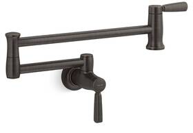 K-35744-2bz Kohler Traditional Wall-mount Pot Filler Oil-rubbed Bronze Scratc