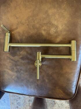 K-35745-2mb Kohler Wall Mounted Pot Filler Vibrant Brushed Moderne Brass