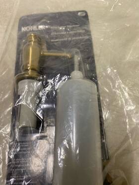 K-35759-2mb Kohler Artifacts Kitchen Counter Sink Soap Dispenser Moderne Brass