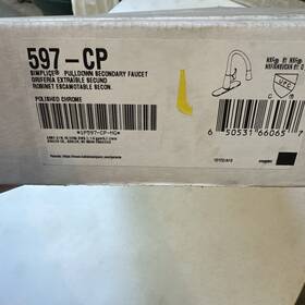 K-597-cp Kohler 597-cp Simplice Single Hole Pull Down Kitchen Faucet 15-3/8 Inch #pu