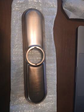 K-76696-a Kohler Kitchen Faucet Stainless Steel Escutcheon 3-hole Cover Plate