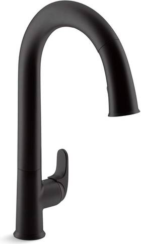 K-77218-wb-bl Kohler Sensate Kitchen Faucet Matte Black