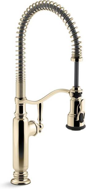 K-77515-af Kohler Tournant Semi-pro Kitchen Sink Faucet Vibrant French Gold